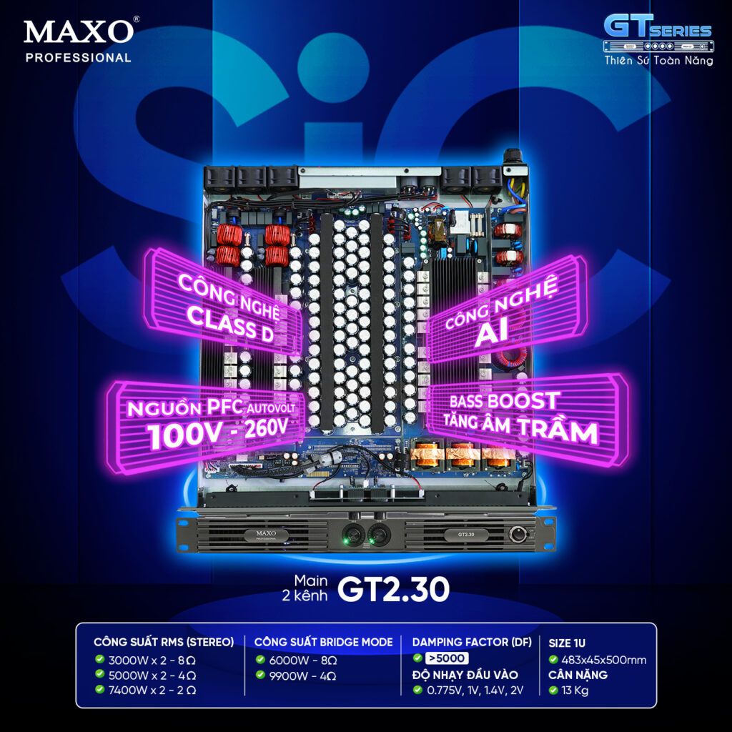 main-gt-2-kenh-gt230-cong-nghe-class-d-cong-nghe-ai-nguon-pfc-autovolt-100v0260v-bass--boost-tang-am-tram